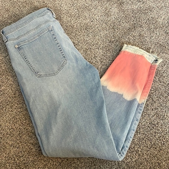 ⭐️ 3 for 20! 7 for all mankind skinny ombré jeans 32 - Picture 1 of 7